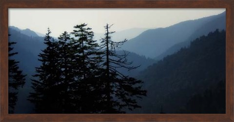 Framed High Country Silhouette I Print