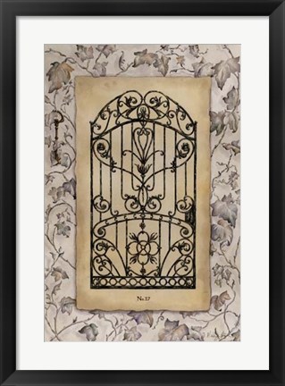 Framed Ivy Gate I Print