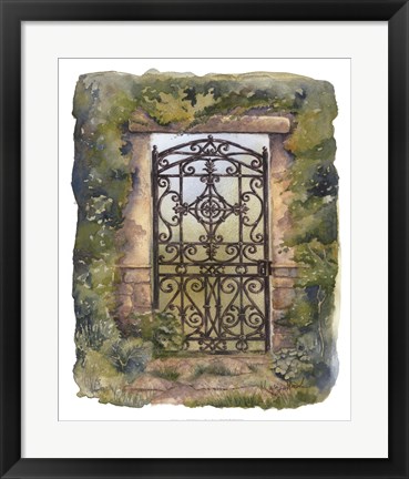 Framed Iron Gate III Print