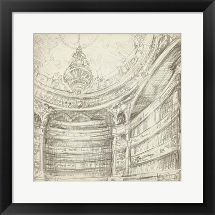 Framed Interior Architectural Study II Print