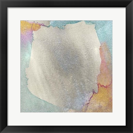 Framed Frosted Glass VI Print