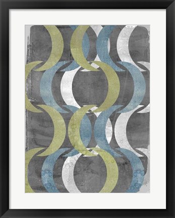 Framed Geometric Repeat I Print