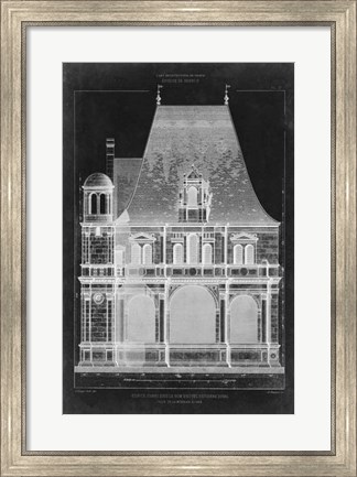 Framed Graphic Facade II Print