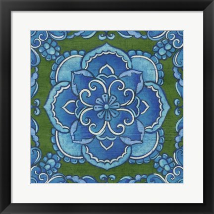 Framed Rhapsody Tile II Print