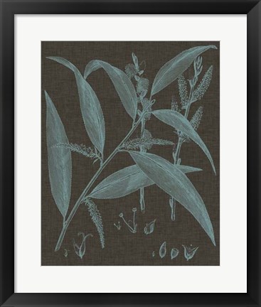 Framed Shimmering Leaves IV Print