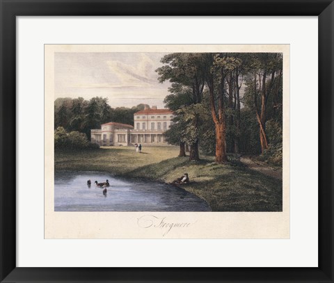 Framed English Countryside I Print