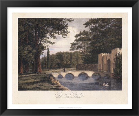 Framed English Countryside II Print