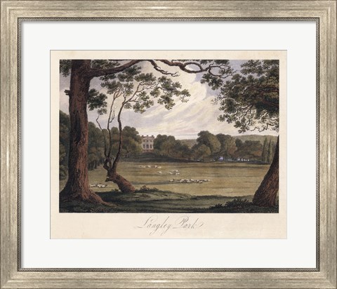 Framed English Countryside IV Print