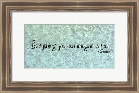 Framed Everything You Can Imagine - Picasso Print