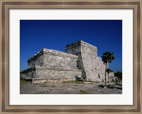 Framed El Castillo, Tulum Print