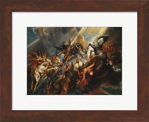 Framed Fall of Phaeton Print