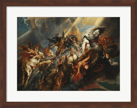 Framed Fall of Phaeton Print