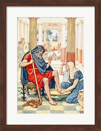 Framed Thou Art Odysseus Print