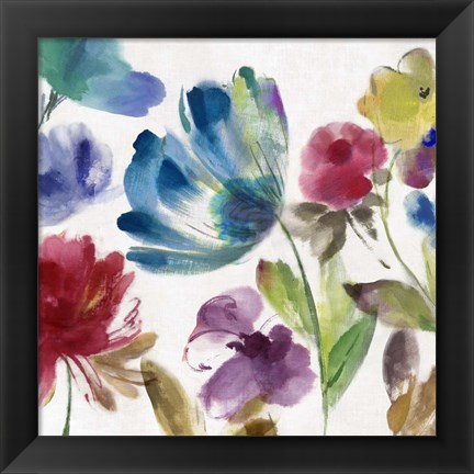 Framed Sarcelle Jardin II Print