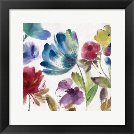 Framed Sarcelle Jardin II Print