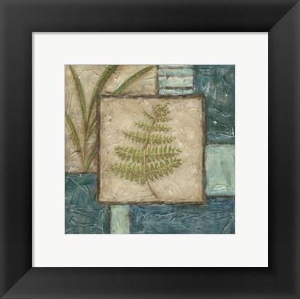 Framed Fern Montage I Print