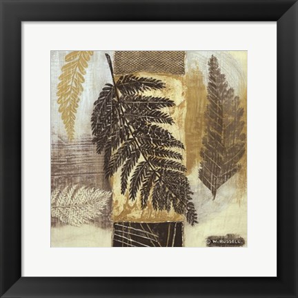 Framed Patterns of Nature III Print