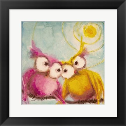 Framed Hoo Loves You Print