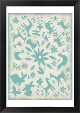 Framed Spring Otomi III Print