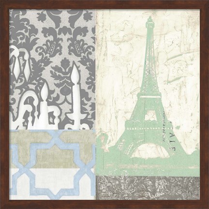 Framed Paris Tapestry II Print