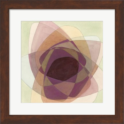 Framed Rose Facet II Print