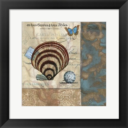 Framed Botticelli Shell II Print