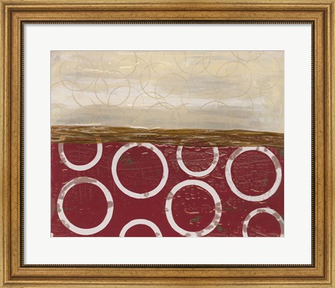 Framed Going in Circles II Print