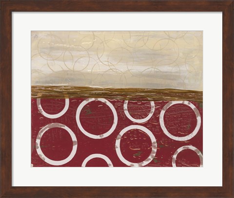 Framed Going in Circles II Print