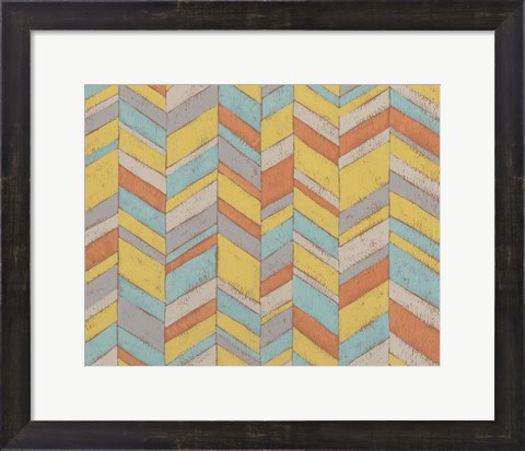 Framed Modern Chevron III Print