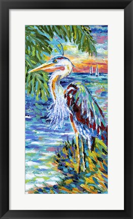 Framed Beach Comber II Print