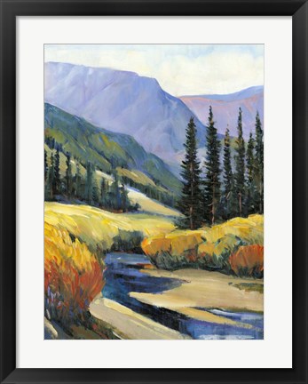 Framed Purple Mountain Majesty I Print