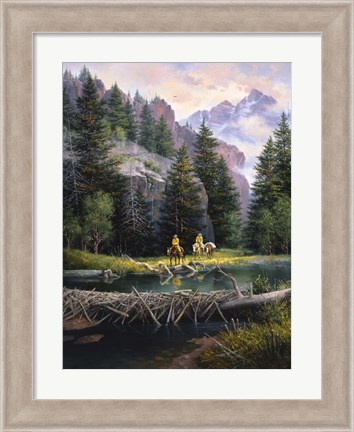 Framed Cure of the Rockies Print