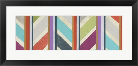 Framed Old Chevron II Print