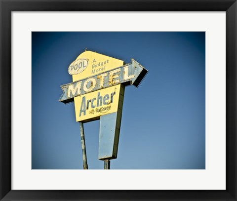 Framed Vintage Motel II Print