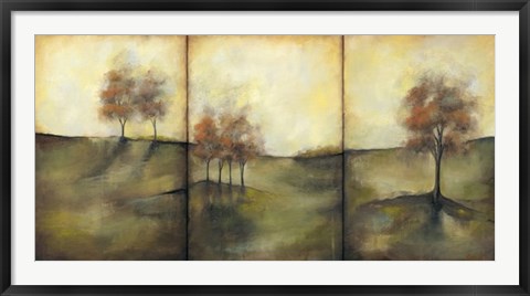 Framed Oversize Autumnal Meadow I Print