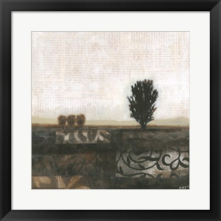 Framed Global Landscape II Print