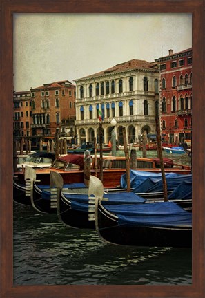 Framed Venetian Canals II Print