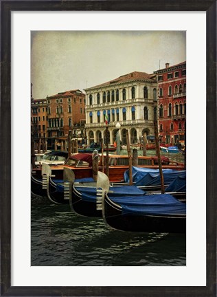 Framed Venetian Canals II Print