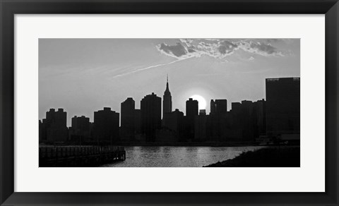 Framed Panorama of NYC I Print