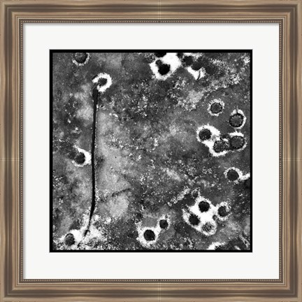 Framed Black Ice II Print