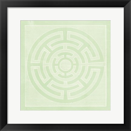 Framed Tile Ornamentale VI Print