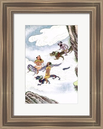 Framed Dragon Gods Print