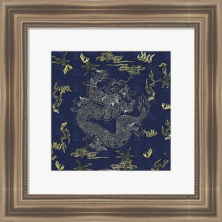 Framed Dragon Flag Print