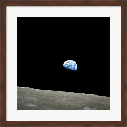 Framed Earthrise Print