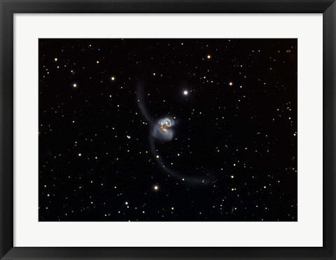 Framed Antennae (NGC 4038 and 4039), interacting pair of galaxies in Corvus Print