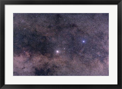 Framed Alpha and Beta Centauri in the southern constellation of Centaurus Print