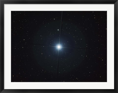 Framed Rigel is the brightest star in the constellation Orion Print