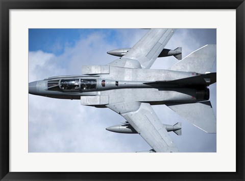 Framed Royal Air Force Tornado GR4 over North Wales Print