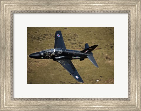 Framed Hawk jet trainer aircraft of the Royal Air Force Print