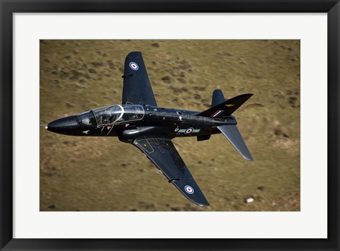 Framed Hawk jet trainer aircraft of the Royal Air Force Print